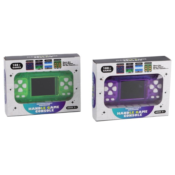 108-games-in-1-game-console-met-kleurenscherm-groen-en-paars