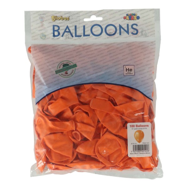 ballon-oranje-100-stuks