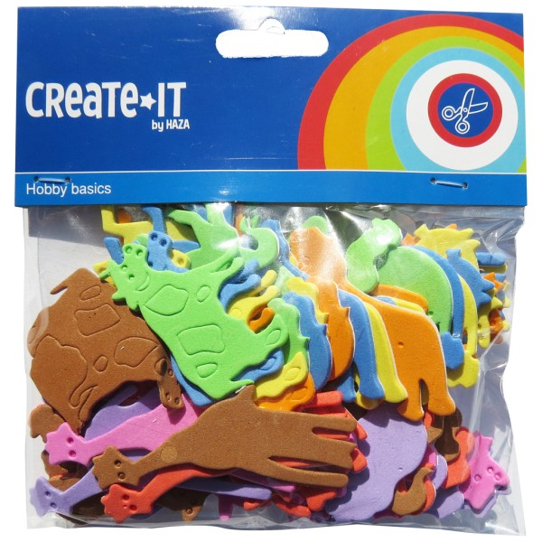 create-it-foam-dieren-64-stuks