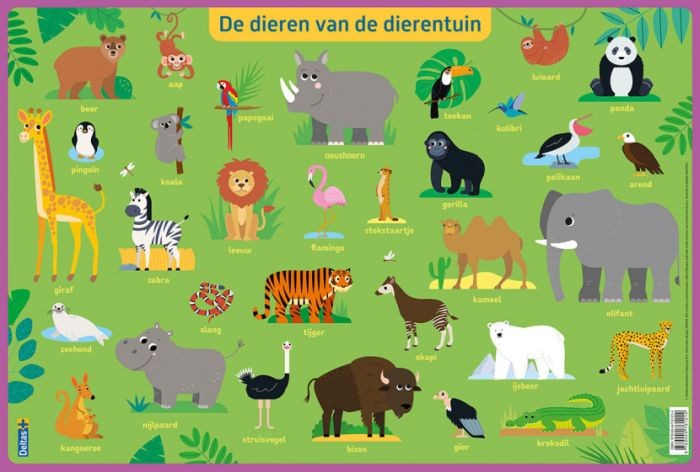 educatieve-onderleggers-de-dieren-van-de-dierentuin