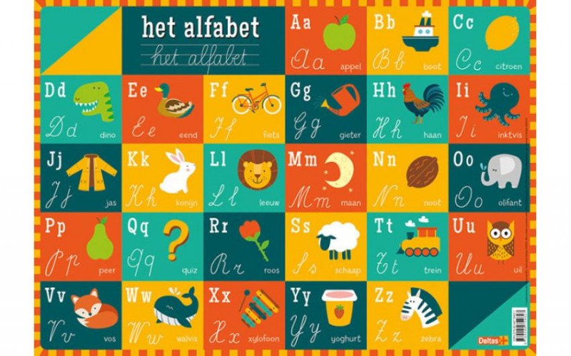 het-alfabet-educatieve-onderlegger