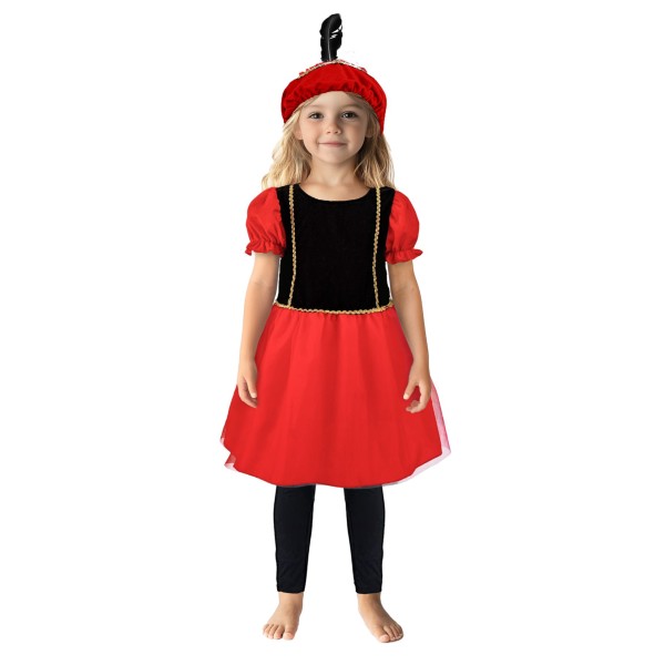 pietenjurk-zwart-rood-98-104-cm
