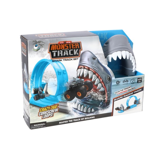 racebaan-haai-met-diecast-auto