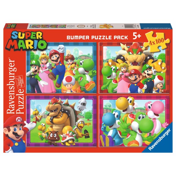 ravensburger-puzzel-super-mario-4-in-1-100-stukjes