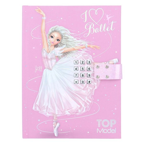 topmodel-dagboek-met-code-ballet