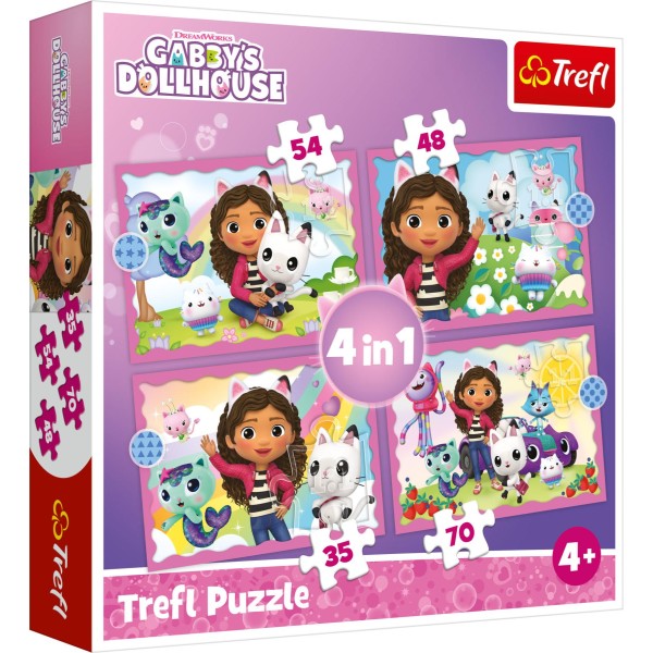 trefl-puzzel-gabbys-dollhouse-4-in-1