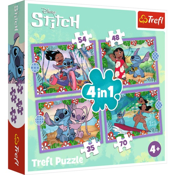 trefl-puzzel-stitch-4-in-1