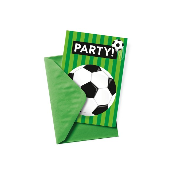 voetbal-uitnodigingskaarten